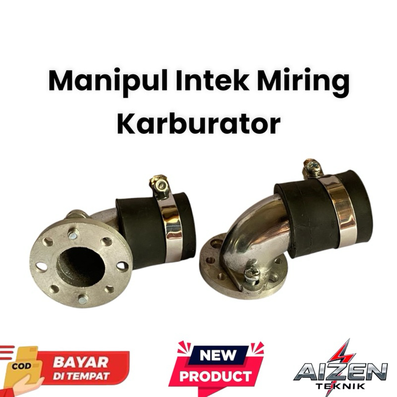 Jual Manipul Manifold Intek Miring Karburator| PE 24 PE 26 PE 28 PWK 28 ...