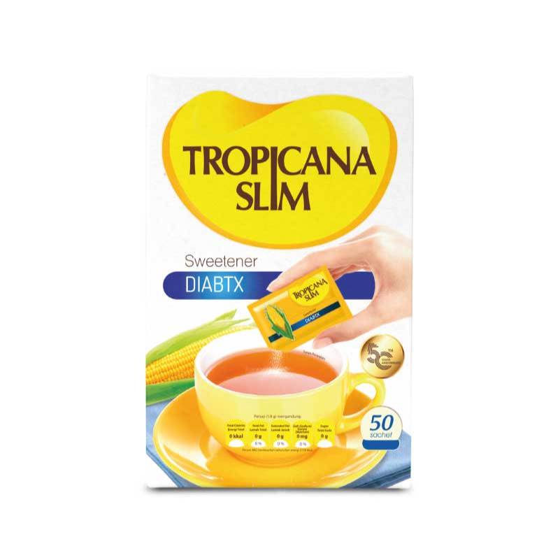 Tropicana Slim Sweetener Diabtx 50 Sachet - Pemanis untuk Diabetesi