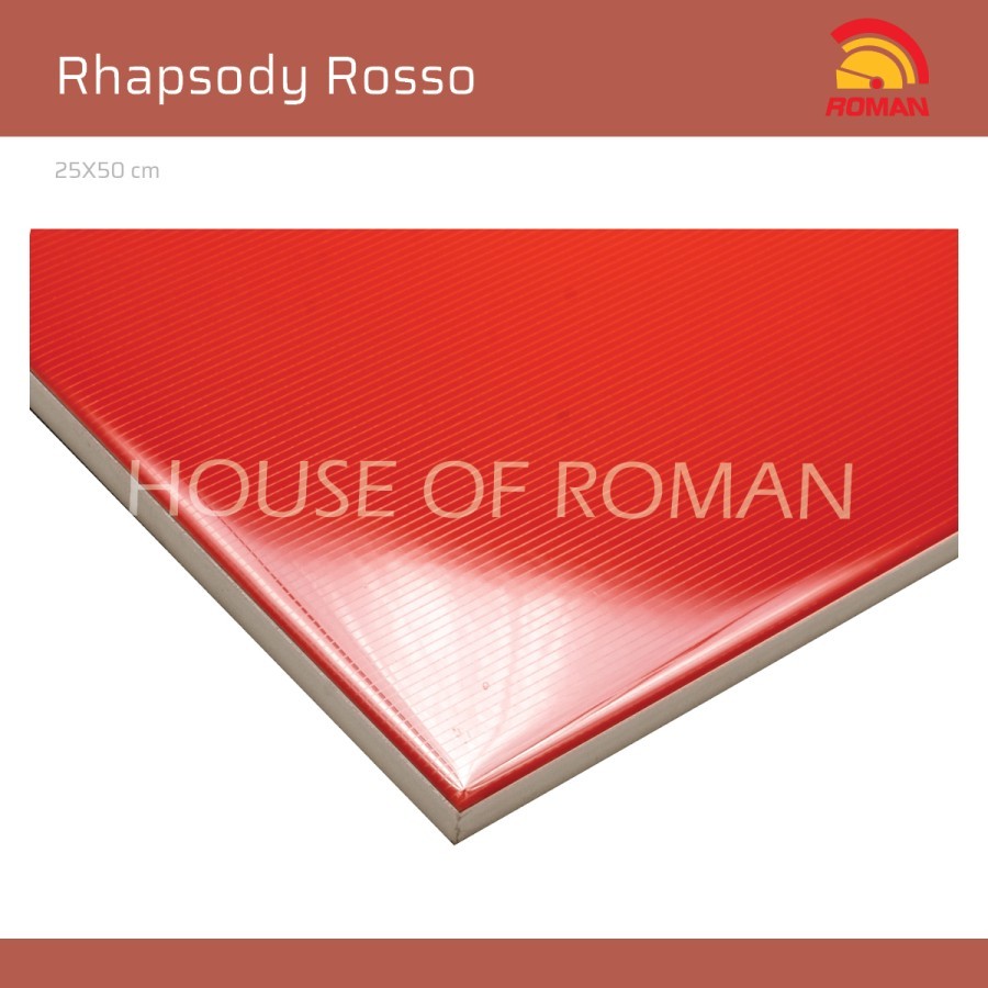 Jual ROMAN KERAMIK Rhapsody Rosso 25x50 W52245 ROMAN KERAMIK | Shopee ...