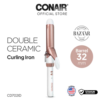Conair Pengeriting Rambut Curling Iron Double Ceramic 32mm