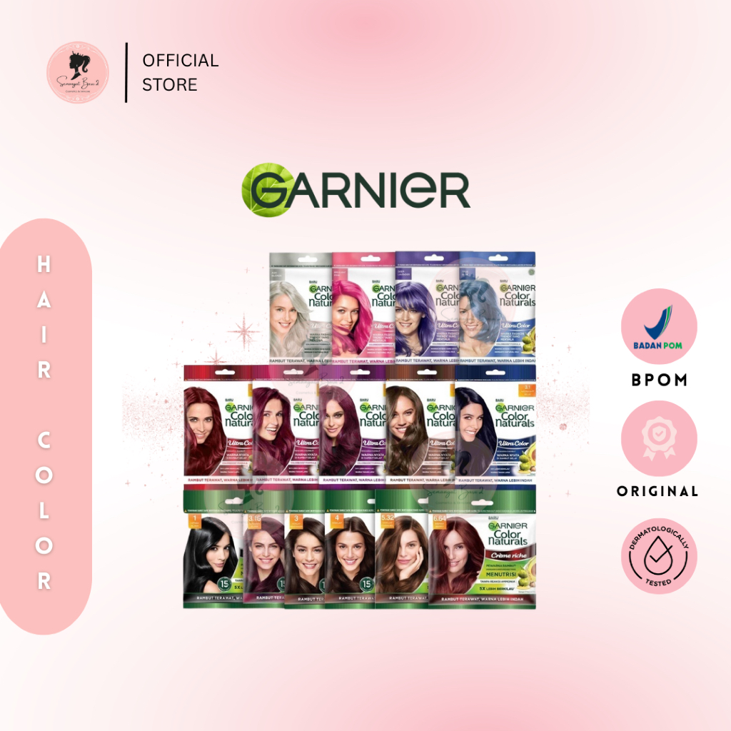Jual Garnier - Color Natural Ultra Color Sachet - Menutrisi Rambut ...