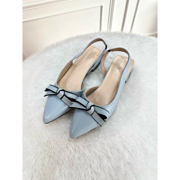 Sepatu Flat 2 Cm Louisdear LS 25 Sepatu Wanita Bahan Dove Tali Import Premium