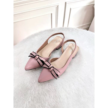 Sepatu Flat 2 Cm Louisdear LS 25 Sepatu Wanita Bahan Dove Tali Import Premium