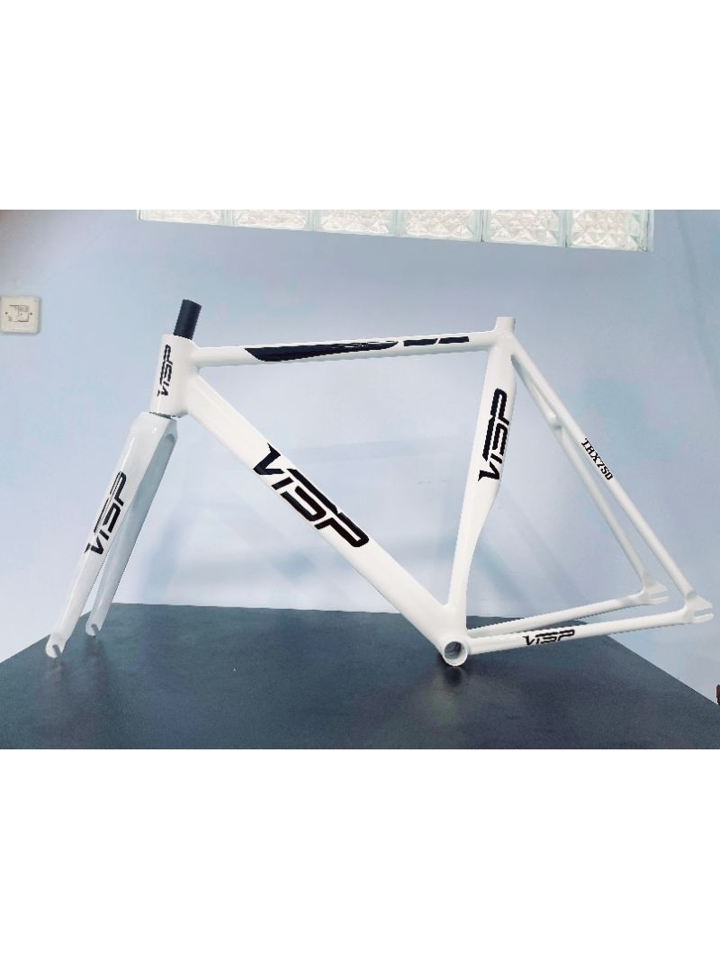Jual Frame & Fork Fixie Visp warna Putih Murah Meriah Siap Pakai ...