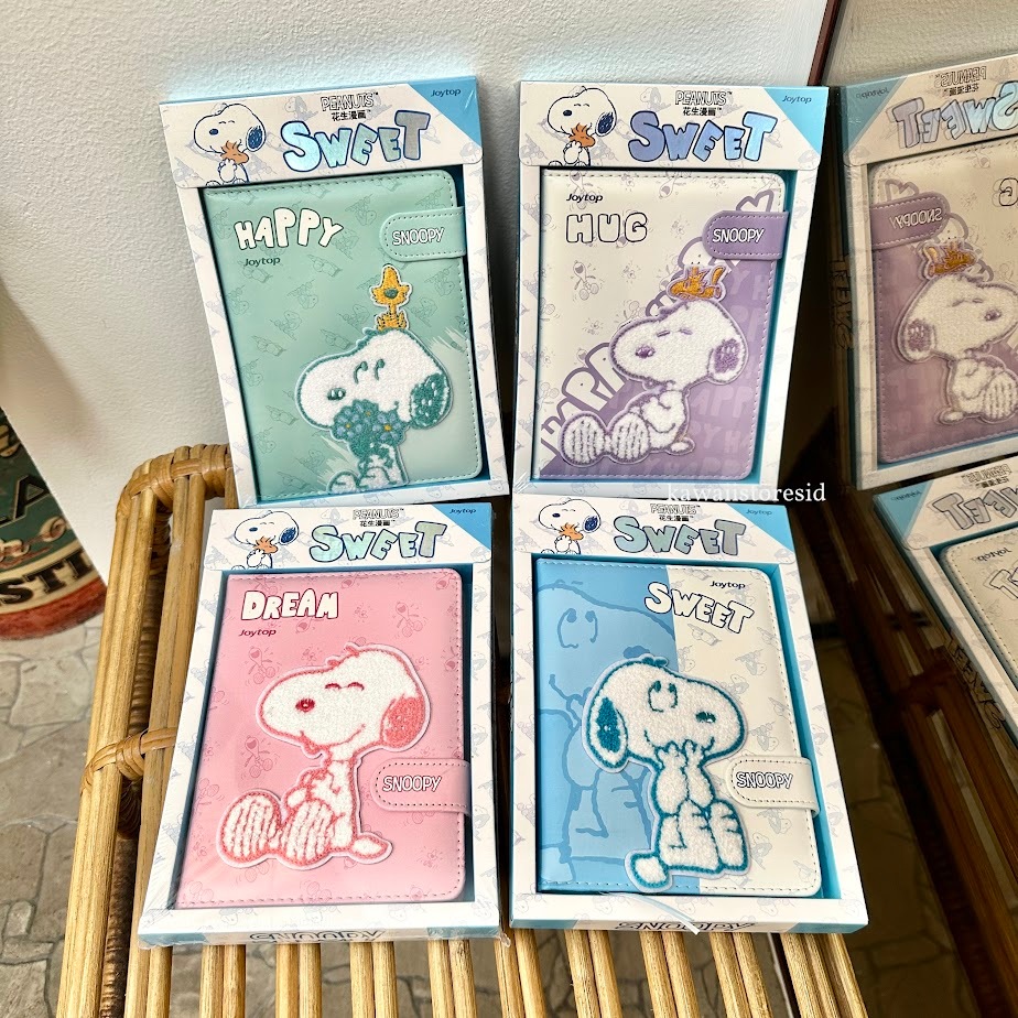 Jual Notebook Binder Snoopy Charlie Brown Lucy Woodstock Buku Catatan ...