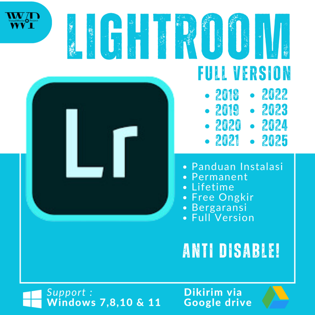 Jual Lightroom Classic Baru/Lama Full Version AntiDisable 2025 2024