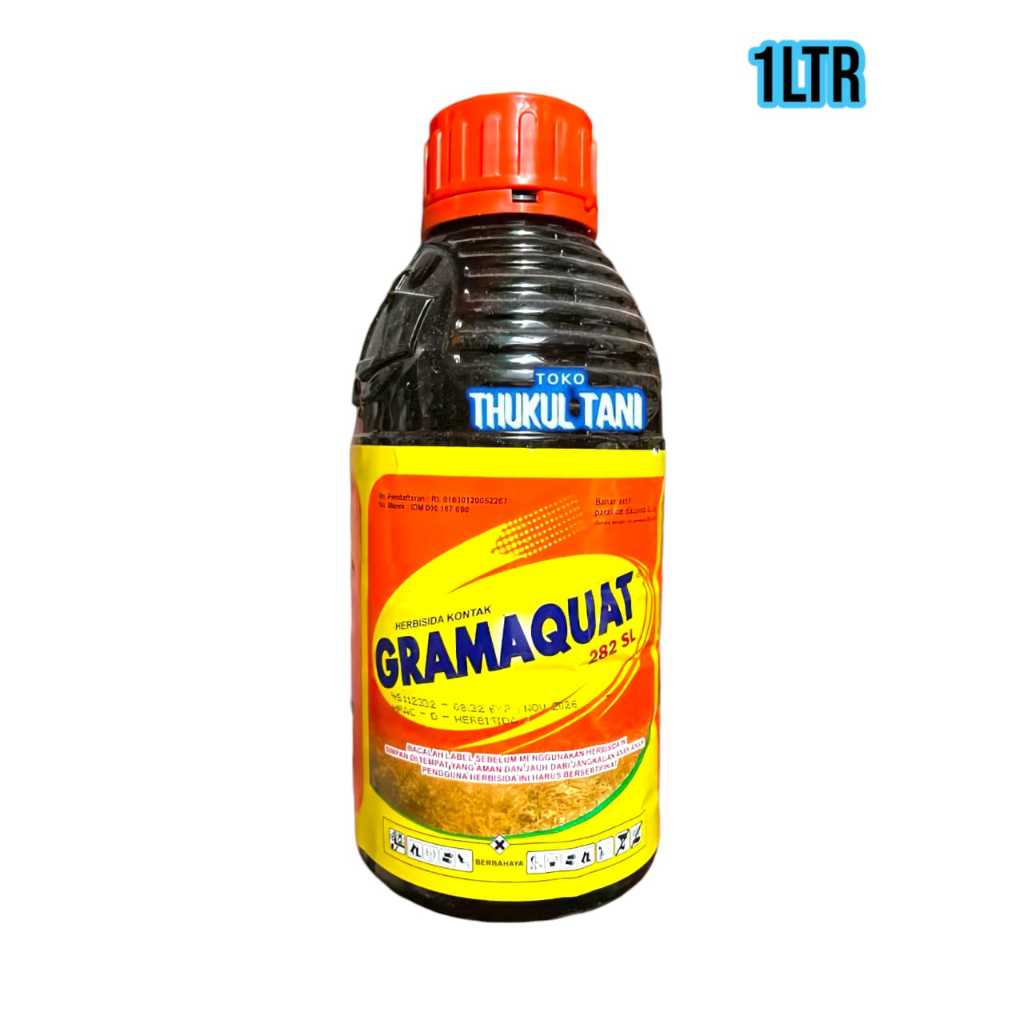 Jual Herbisida Gramaquat 1Liter Obat Parakuat 288SL Racun Hama Gulma ...