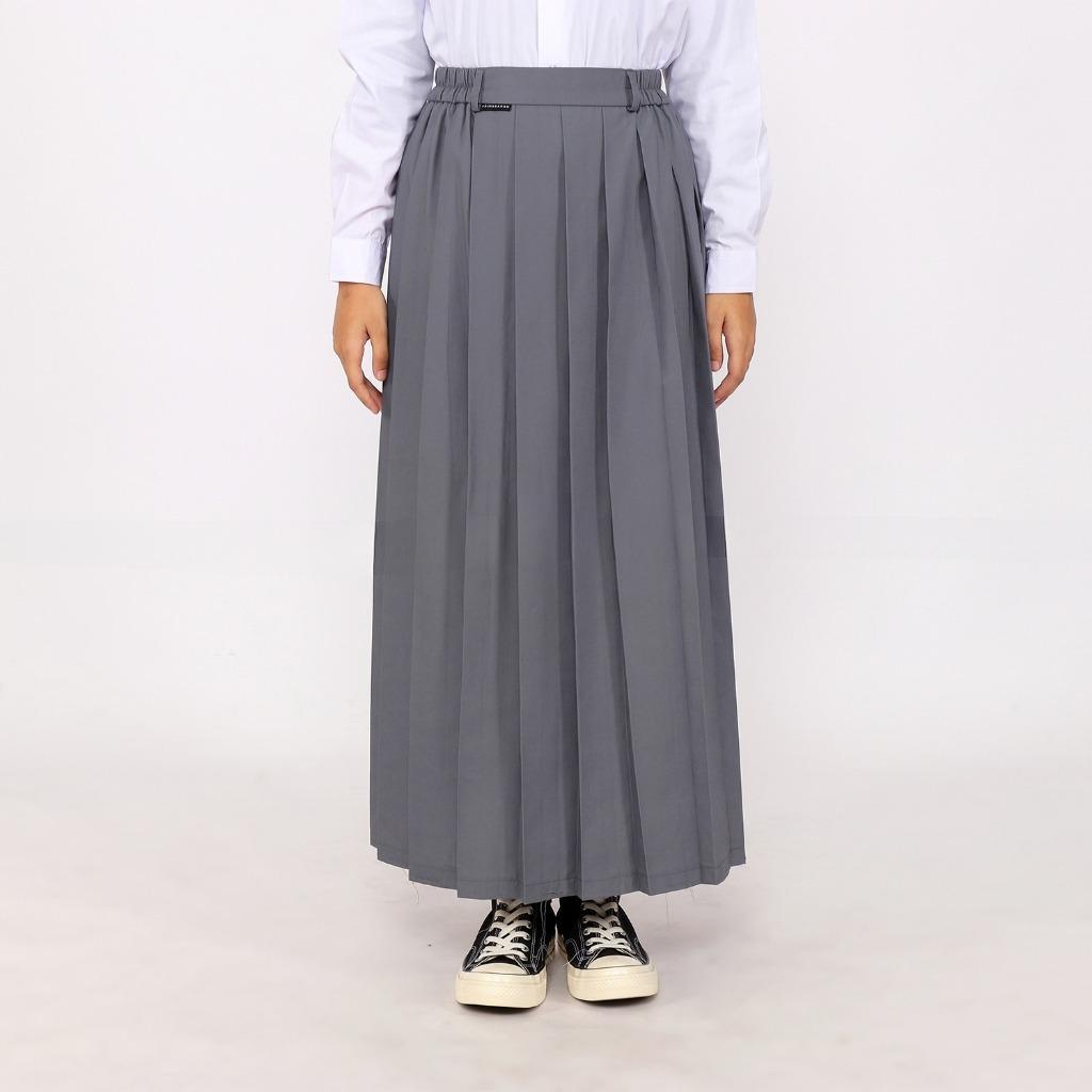 Jual Seragam sekolah SMA rok abu abu Rempel Kain High Twis A Premium ...