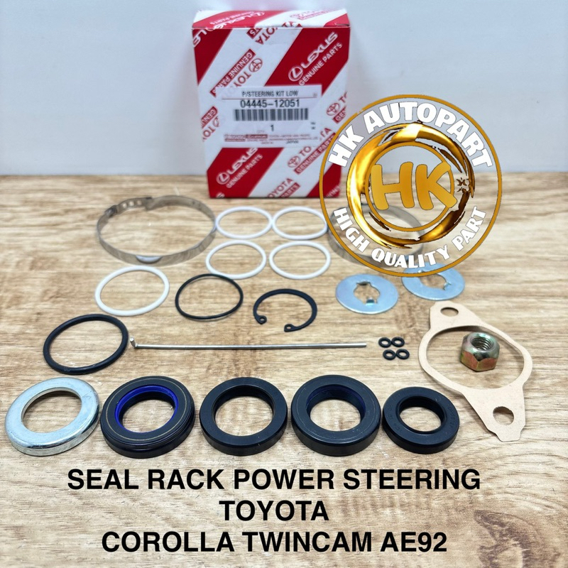 Jual SEAL RACK POWER STEERING KIT BAWAH COROLLA TWINCAM MESIN AE92 SEL ...