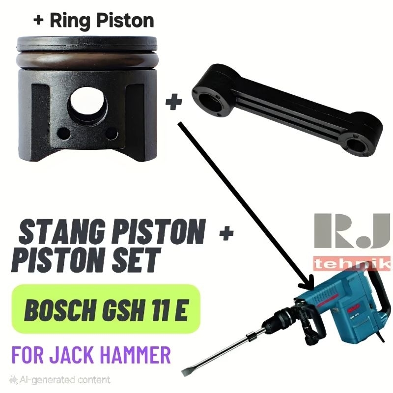Jual Bosch GSH11E Piston Seker + Stang Piston Conneting Rod Mesin Jack ...