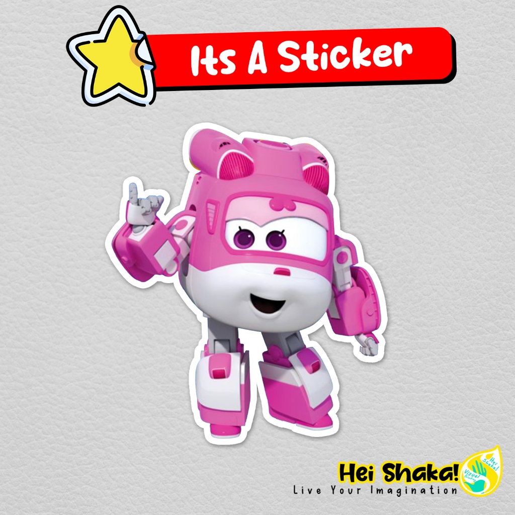 Jual Stiker Super Wings Dizzy Sticker Kartun Vinyl Anti Air | Shopee ...