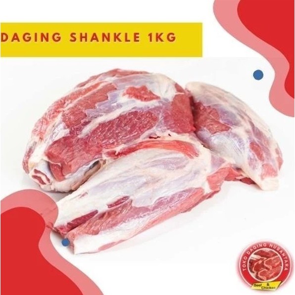Jual Daging Sapi Shankle 1kg Beku – Tanpa Tulang Cocok untuk Semur, Sop ...
