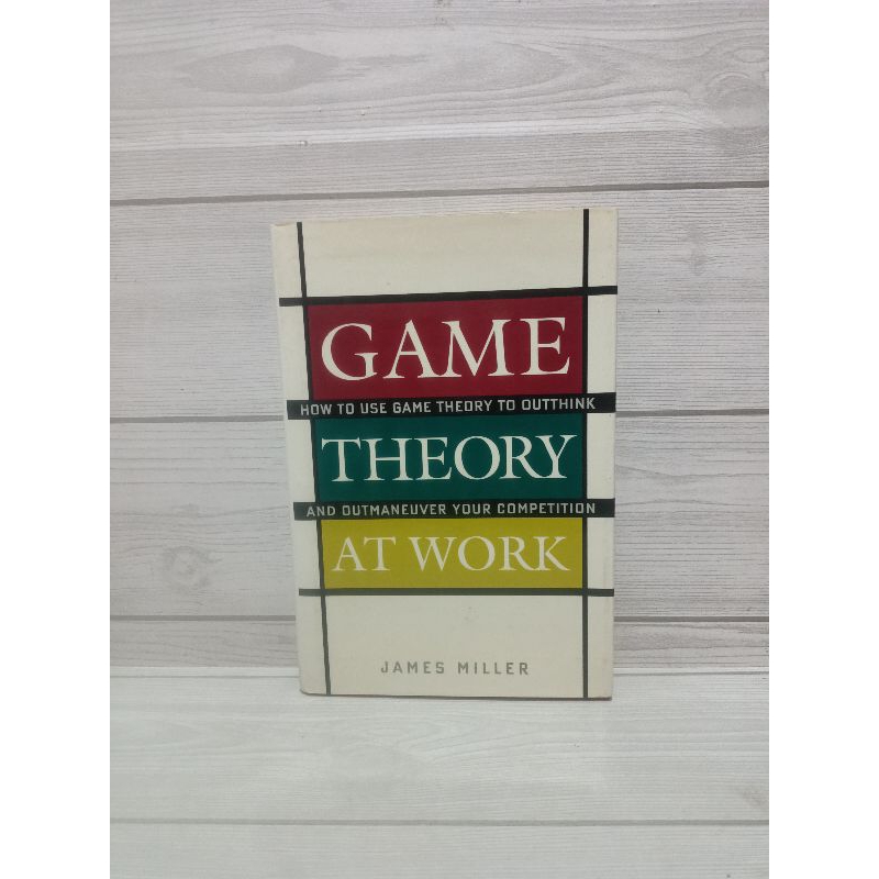 Jual Game theory at work by James miller | Shopee Indonesia