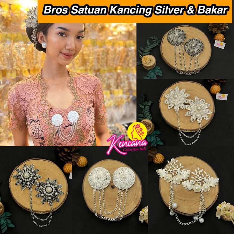 Jual Bros Satuan Kancing Rantai SILVER dan PERAK BAKAR | Shopee Indonesia