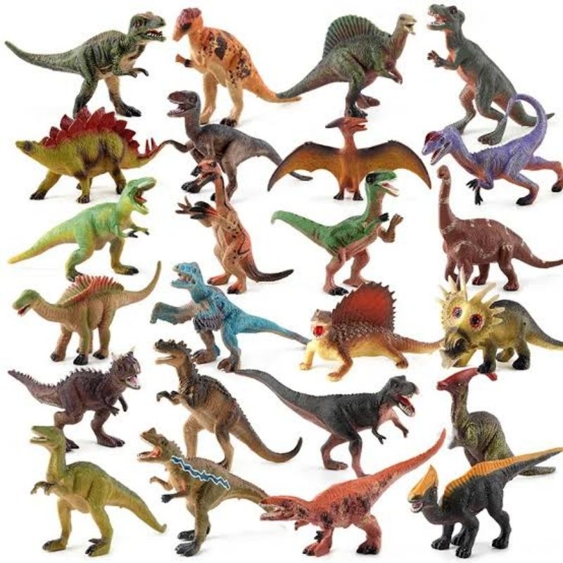 Dinosaur Inflatable 3-Pack T-Rex, Brachiosaurus & Triceratops, Over 43" Long