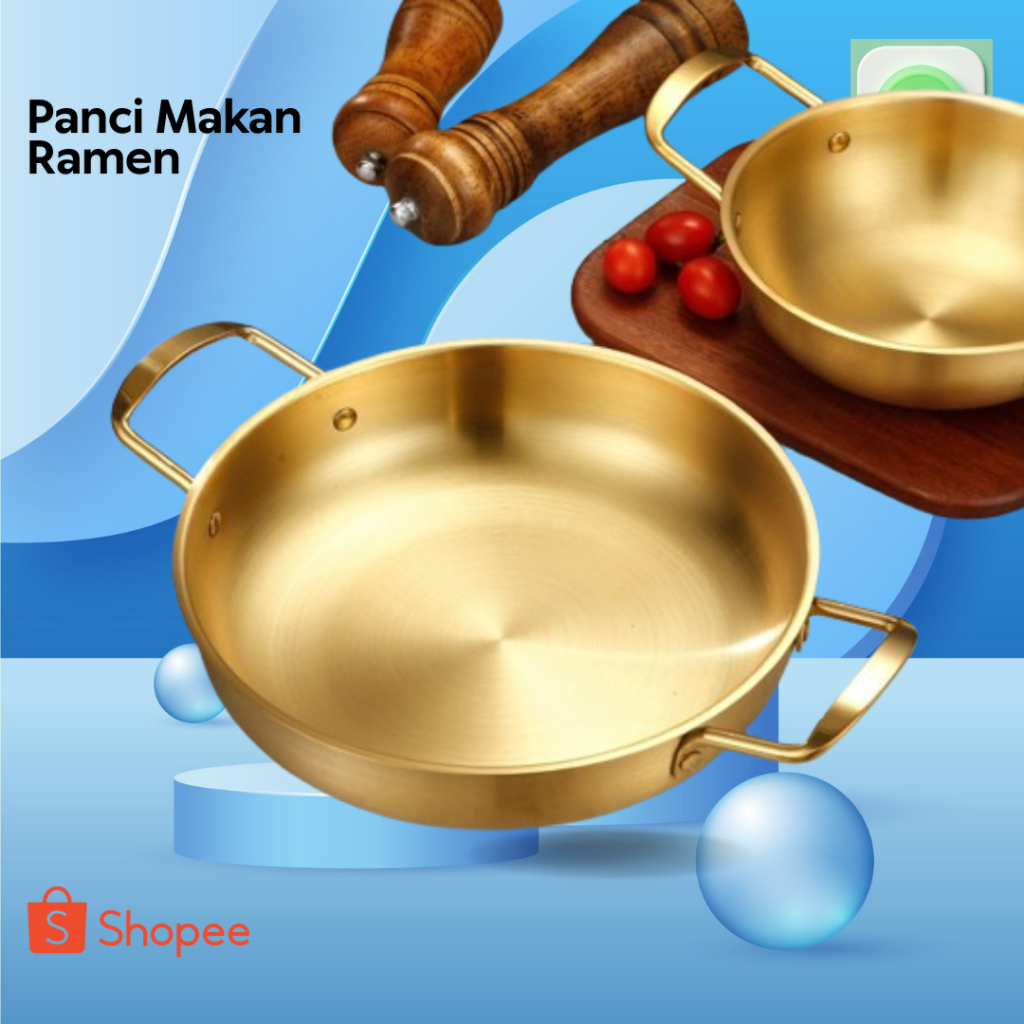Jual Panci Ramyun Korea Ramen Gold Diameter 23 cm | Shopee Indonesia