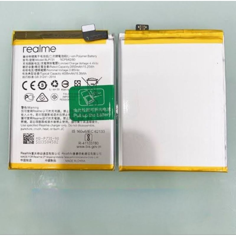 Jual Baterai Batre HP REALME 5 PRO RMX1971 RMX1973 ORIGINAL 100% Model ...