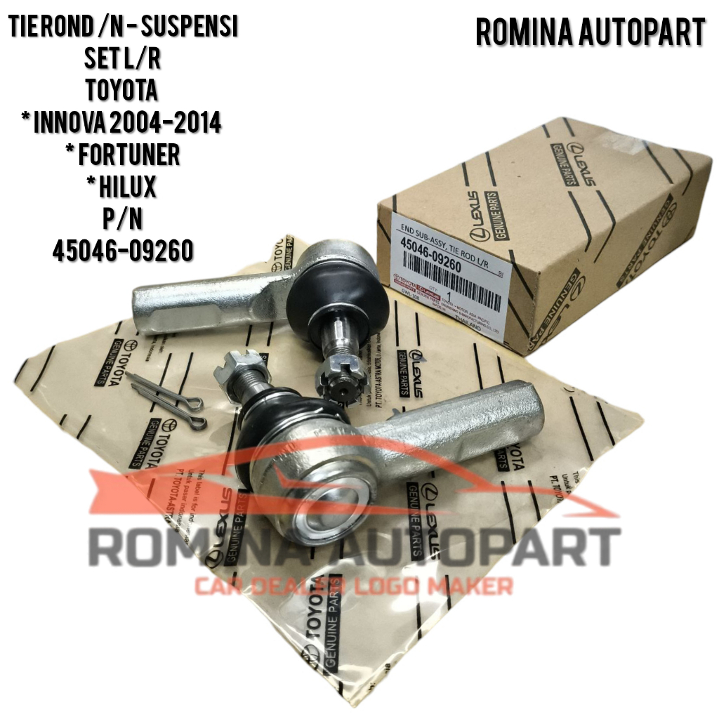 Jual Tie rod End TEROD Toyota Innova 2005-2015 Fortuner Hilux Original ...