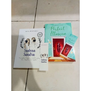 OBRAL BUKU MURAH ORIGINAL / NOVEL REMAJA / 1 PAKET 2 BUKU / SADENA DAN SANDRA / PERFECT ILUSION / ROMANCE / DEWASA / FIKSI /