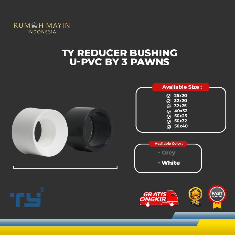 Jual TY Reducer Bushing U-PVC / Reducer Bushing PVC | Shopee Indonesia