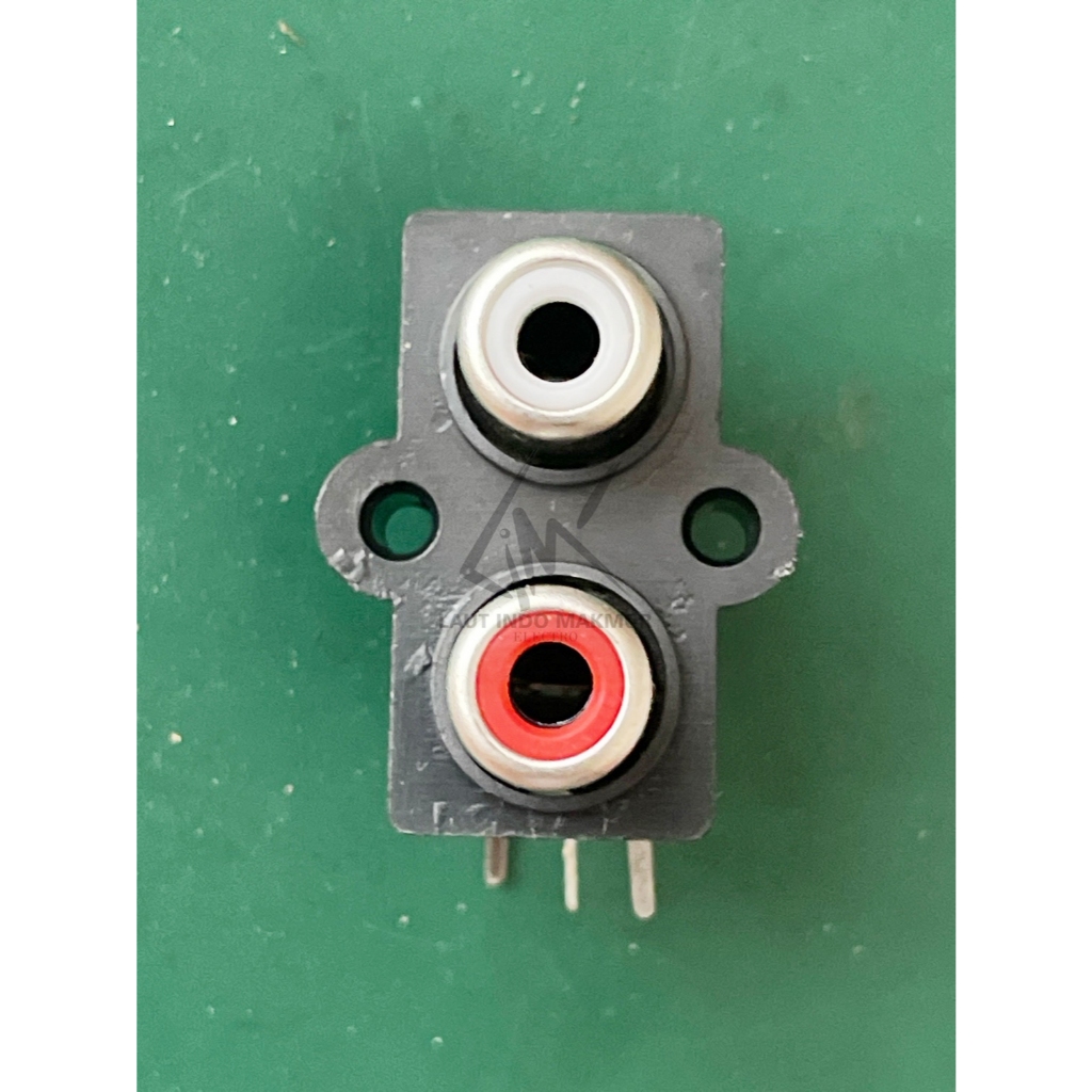 Jual 5 BUAH SOCKET RCA 2 PIN TANCAP ups SOKET RCA 2P TANCAP SOCKET RCA ...