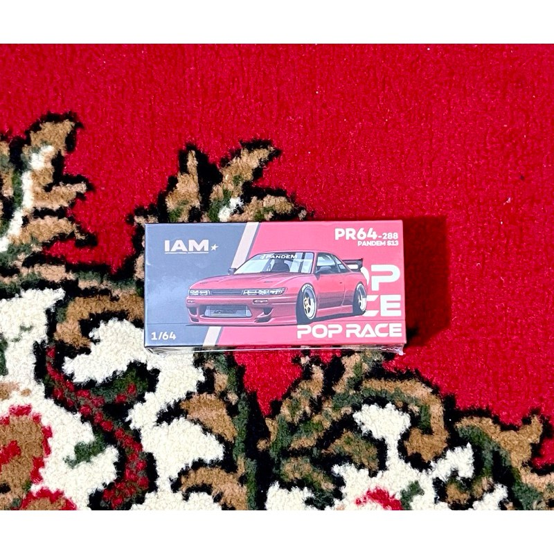 ミニカー POPRACE PR64-288 S13 RED CHROME POPRACE PR64-288 S13 RED CHROME（Nissan S13 Pandem