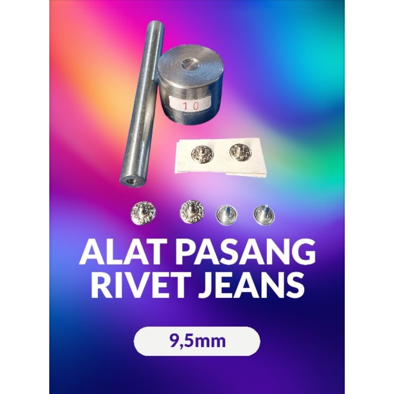 Jual Alat pasang rivet jeans 10mm (9,5mm) | Shopee Indonesia