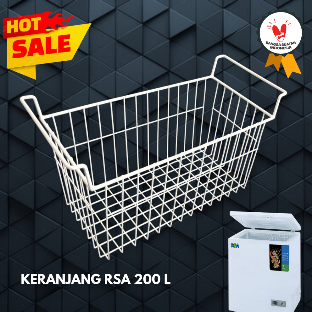 Jual Paket hemat keranjang freezer RSA 200 liter 43x20x25 cm atau ...