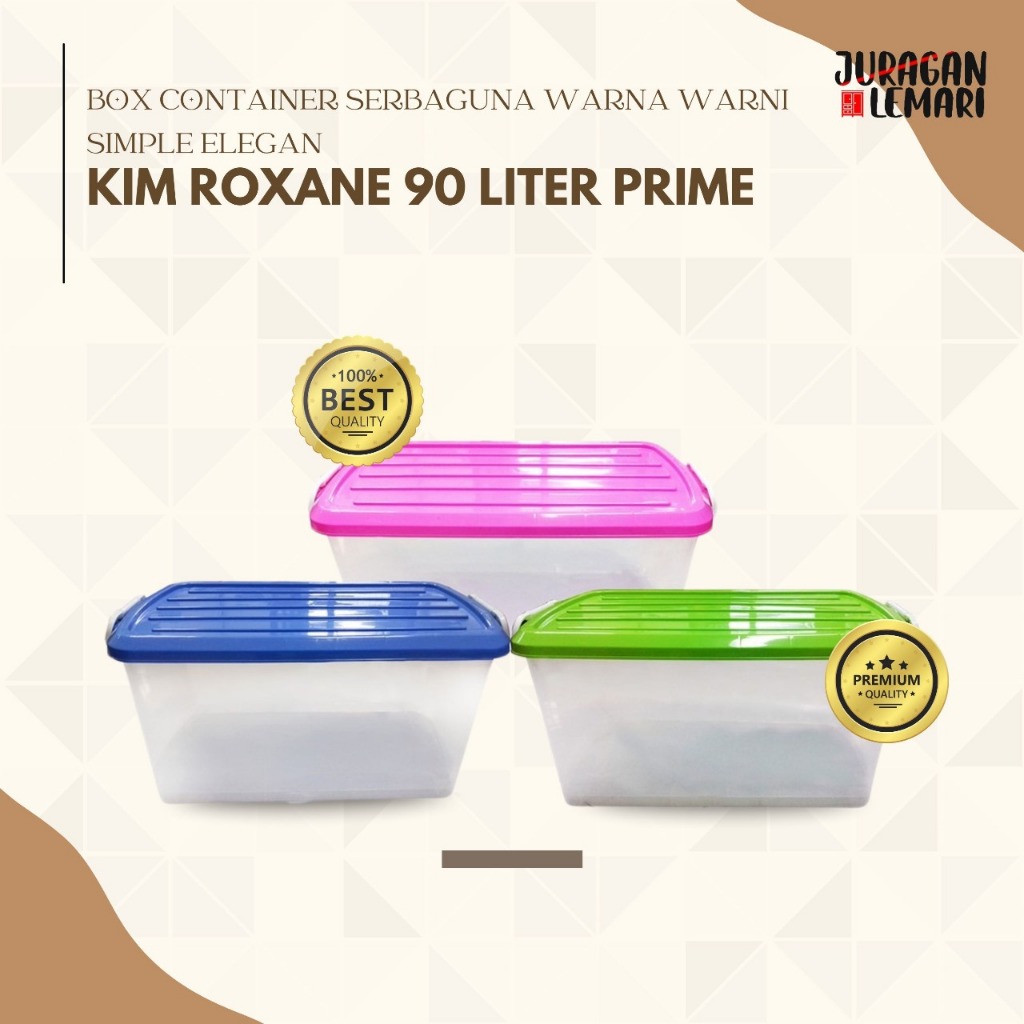 Jual BOX CONTAINER 90 LITER | BOX CONTAINER STORAGE MUAT BANYAK LUAS ...