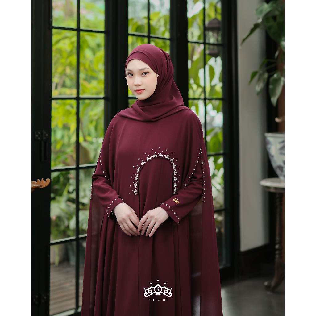 Jual Luna Dress Abaya by Kazami | Gamis Maxi Polos Twis Premium Warna ...