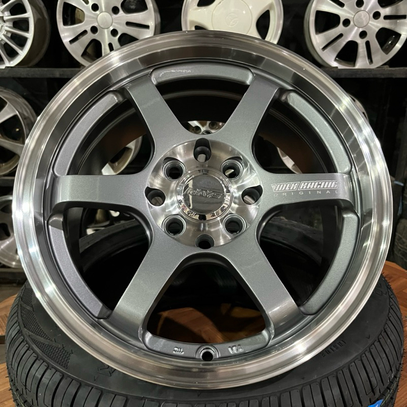 Jual VELG RACING RAYS TE37 SONIC RING 15 LEBAR 7 ET 40 PCD 4x100/114 ...