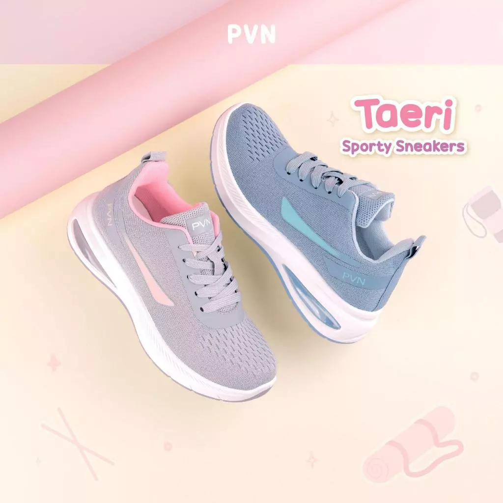 PVN Taeri Sneakers: Sepatu Kanvas Stylish dengan Sol Tinggi & Nyaman Dipakai Seharian
