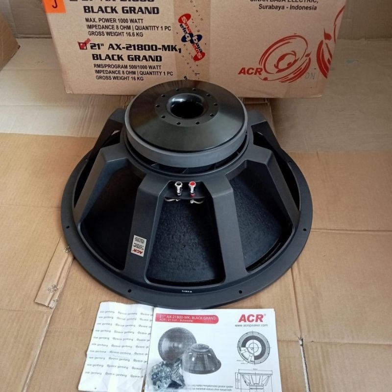 Jual ACR 21 inch AX-21800-MK¹ BLACK GRAND SUBWOOFER original | Shopee ...