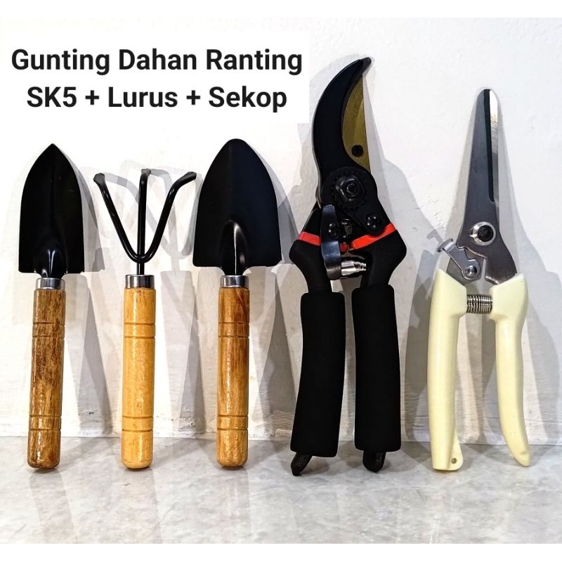 Jual Paket Bundling 3in1 gunting dahan ranting SK5 + Lurus + Sekop ...
