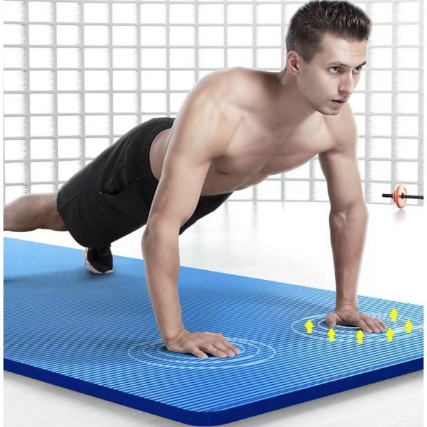 Jual Matras Yoga Spons Tebal - Tas Alas Olahraga Senam Fitness | Shopee ...