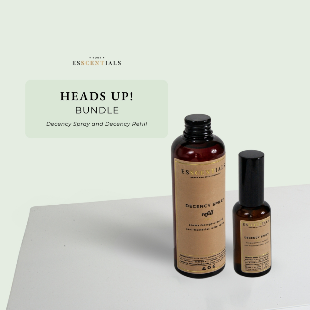 Jual Your Esscentials - BUNDLE Decency Heads up (Decency Spray Heads Up ...