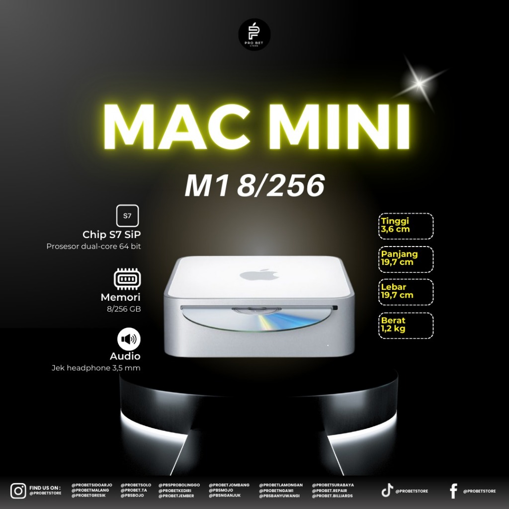 Jual MAC MINI M1 2020 8/256GB SECOND LIKE NEW | Shopee Indonesia