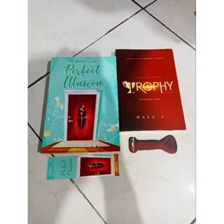 OBRAL BUKU MURAH ORIGINAL / NOVEL REMAJA  / 1 PAKET 2 BUKU / PERFECT ILUSION / TROPHY / ROMANCE / DEWASA / FIKSI /