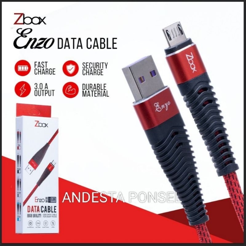 Jual 32.KABEL DATA ZBOK ENZO TYPE-C 3.A FAST CHARGING||USB ENZO MICRO ...