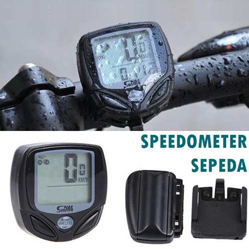 Jual Speedometer Sepeda Digital Tanpa Kabel Wireless Display LCD SD ...