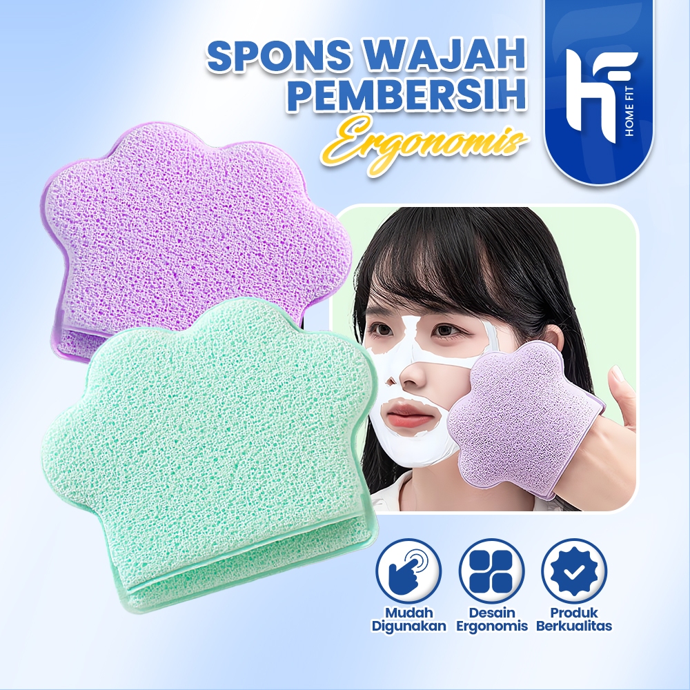 Jual Spons Pembersih Wajah Puff Cuci Muka Penghilang Sisa Masker Face ...