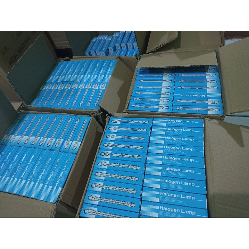Jual LAMPU HALOGEN 150 WATT LAMPU HALOGEN STICK 150 CAHAYA KUNING ...