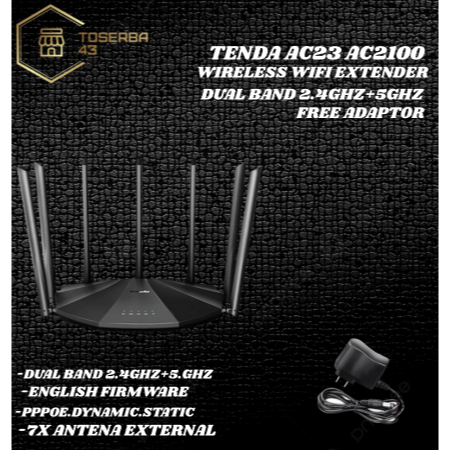 Tenda AC23 AC2100 Gigabit Dual-Band 2033Mbps Router Price in BD