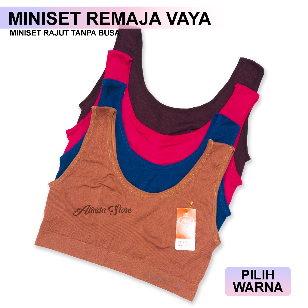 Jual 3 Pcs Miniset Remaja Tanpa Busa Ukuran Sedang Vaya Rajut Knit ...