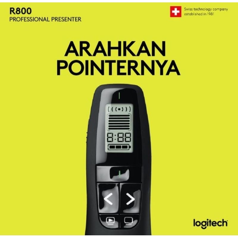 Jual Logitech R800 Remote Pointer Wireless Presentation | Shopee Indonesia