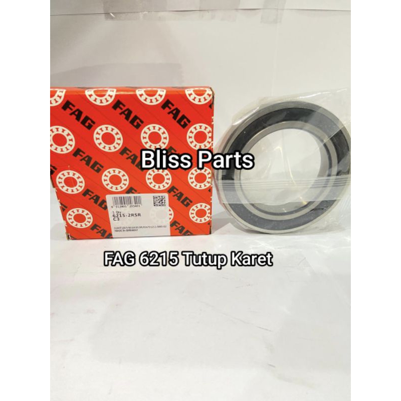 Jual Ball Bearing FAG 6215 2RSR/C3 6215 2RS C3 Original 75x130x25 ...