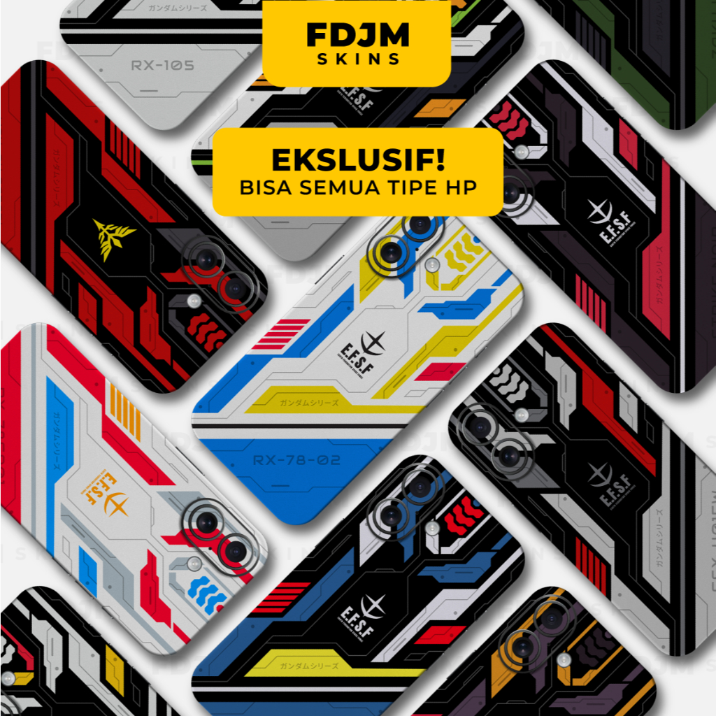 Jual Garskin HP Gundam V2 - Semua Tipe Handphone *Isi 2* Skin Pelindung ...