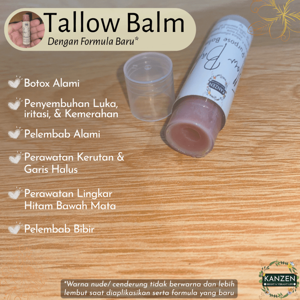 Jual Tallow Balm: Botox Alami; Lipbalm; Botox sebelum tidur; Pelembab ...