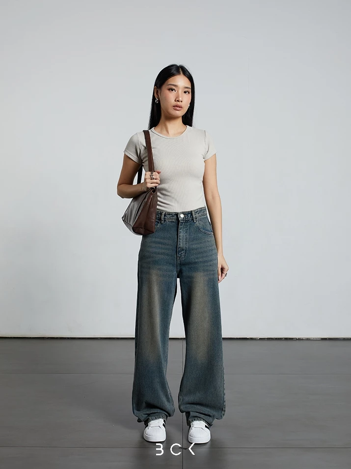 Highwaist Baggy Loose Jeans 