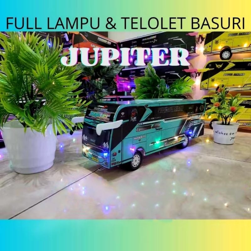 Jual Jupiter Bus Basuri Remot Control Telolet Full led | Shopee Indonesia
